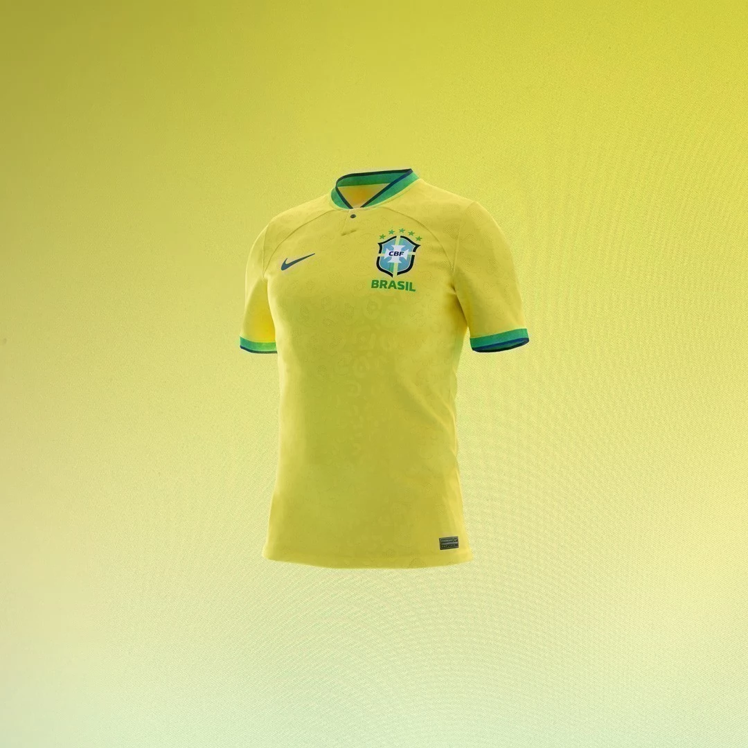 Brasilien VM 2022 G.Jesus 18 Hjemmebanetrøje Fodboldsæt